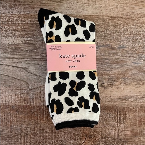 Kate Spade 3PCK Crew Trouser Socks - Picture 2 of 5